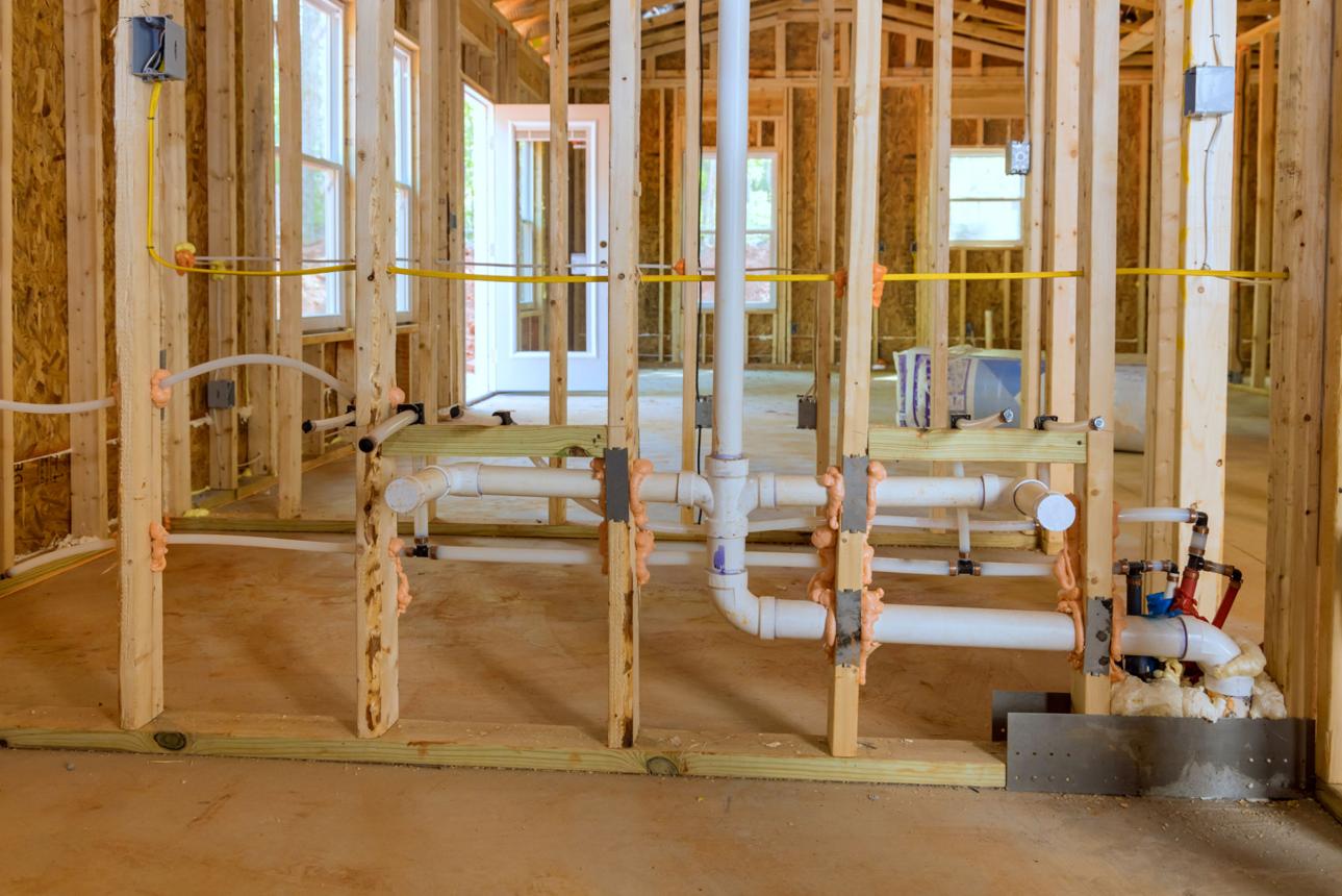 New Construction Plumbing (Per Sq Ft)